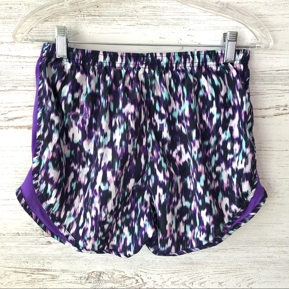 *3/$20* NIKE Dri-Fit Abstract Watercolor Animal Print Tempo Shorts S